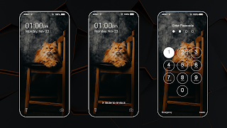 পিন স্ক্রিন লক ওয়ালপেপার পোস্টার