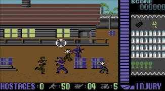 C64 Operation Wolf poster