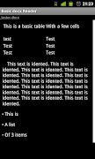Basic docx Reader imagem de tela 1