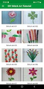 DIY Stitch Art Tutorial Affiche