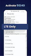 4G LTE Mode only screenshot 2