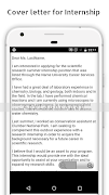 Cover letter samples скриншот 1
