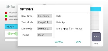 Mic Test capture d'écran 5