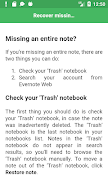 User Guide for Evernote captura de pantalla 1
