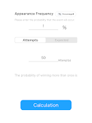 برنامه‌نما Probability Calculator عکس از صفحه