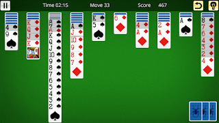 Spider Solitaire Koning screenshot 1