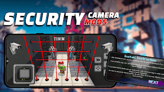 Poster Mod Security Camera Minecraft