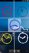Graffiti Analog Clock [Widget] 스크린샷 1