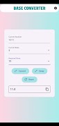 برنامه‌نما Base Converter عکس از صفحه