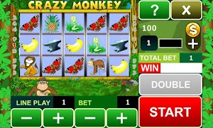 Crazy Monkey slot machine স্ক্রিনশট 5