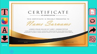 2 Schermata Certificate Maker Pro &  Creat