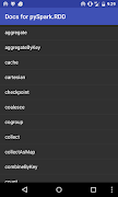 Docs for pyspark.RDD скриншот 1