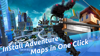 MAPAS PARA LA AVENTURA MINECRAFT PE Poster