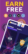 CryptoFast - Earn Real Bitcoin Poster