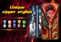 Zipper Lock Screen screenshot 4