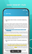 Belge Okuyucu: PDF, RTF, DOC Ekran Görüntüsü 2