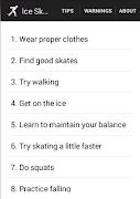 Poster Ice Skating Tips