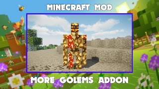Iron Golem Mod for Minecraft 海报