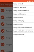 Self Development Essays imagem de tela 2