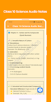 Class 10 Science Audio Notes Ekran Görüntüsü 4