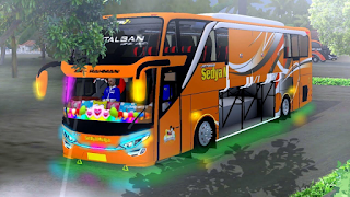 Bus Basuri Simulator Nusantara imagem de tela 1