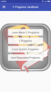 C Programs Handbook plakat