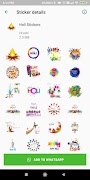 Holi Sticker syot layar 1