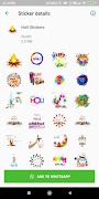Holi Sticker Ekran Görüntüsü 1