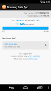 Roaming Data App تصوير الشاشة 2