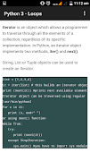 برنامه‌نما Python 3 Tutorials عکس از صفحه