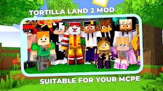 TortillaLand 2 Mod Minecraft poster