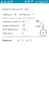 Radial interception الملصق