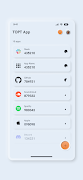 برنامه‌نما TOTP Authenticator: 2FA MFA عکس از صفحه