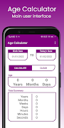 Age Calculator پوسٹر