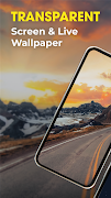 Transparent Text Wallpaper poster