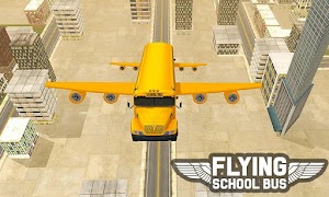Flying School Bus Sim 2017 স্ক্রিনশট 5
