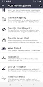 IGCSE Physics Equations Screenshot 3