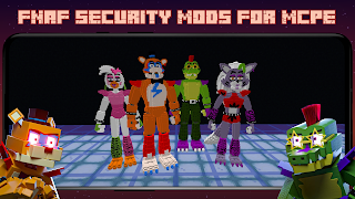 FNAF Breach Mods for Minecraft پوسٹر
