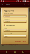 Rojo y Oro Tema para Xperia captura de pantalla 4