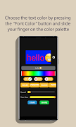 Scroll Text with blink Screen syot layar 1