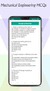 Mechanical Engineering MCQs 스크린샷 4