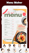 Menu Maker - Vintage Design 截图 3