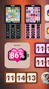 2 Schermata Material Clock Widget