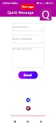 برنامه‌نما Quick Message عکس از صفحه