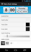 1 Schermata Retro Clock Settings