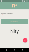 Nickname Generator captura de pantalla 1