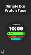 Simple Bar Watch Face poster