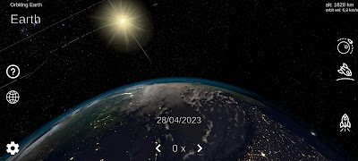 برنامه‌نما Solar System Simulator عکس از صفحه