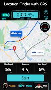GPS Araba hız göstergesi HUD Ekran Görüntüsü 3