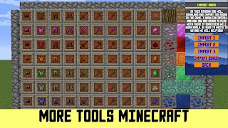 More Tools Mod for Minecraft 海報